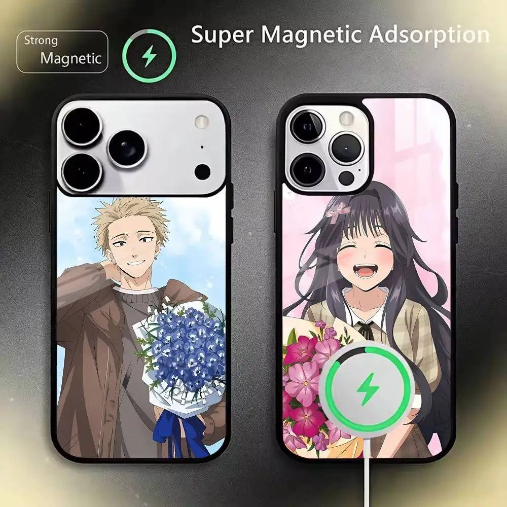 

T-The Fragrant Flower Blooms with Dignity-Anime For IPhone17 16 15 14 13 12 11 Plus Pro Max Plus Wireless Charger Phone Case