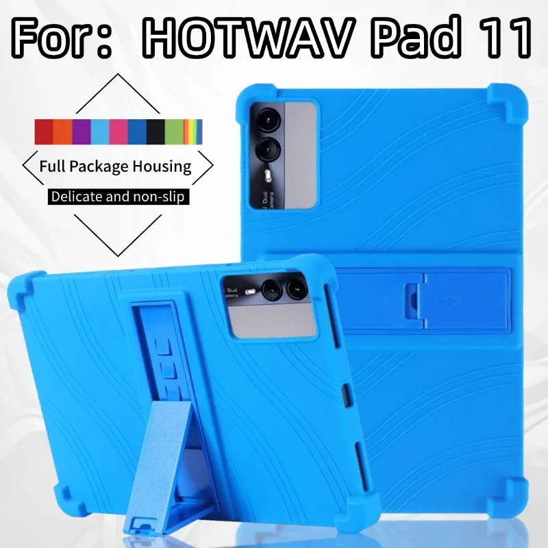 

Для планшета HOTWAV Pad 11, 11-дюймовый противоударный чехол Android 13, мягкая силиконовая подставка, защитный чехол