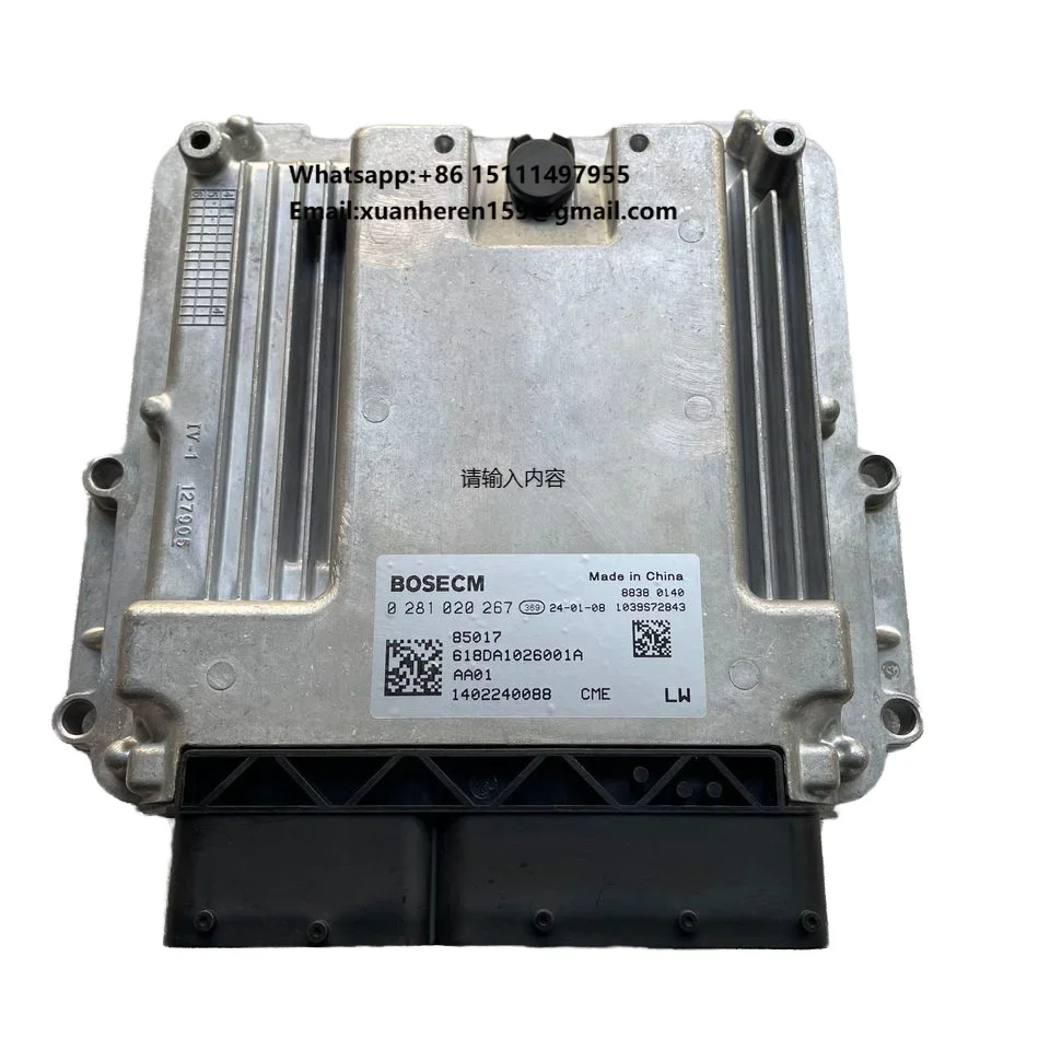 

For Bosch 0281020267 Computer Board ECU New for Vela Hammer Xingkai G4 020 267Edc17