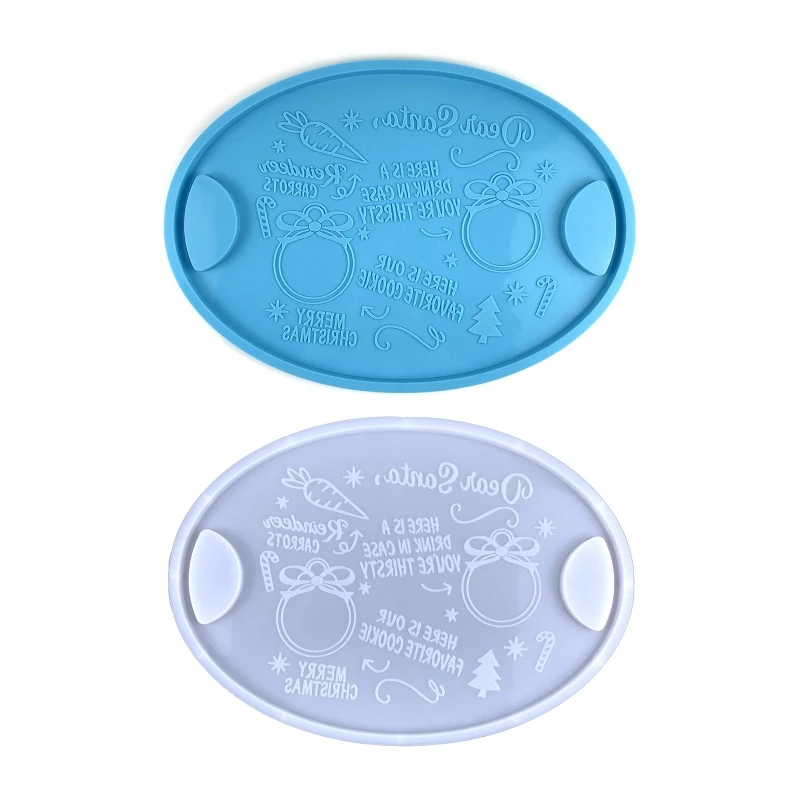 

Силиконовая форма для подноса из смолы, используемая для изготовления поделок из смолы для украшения дома «сделай сам»