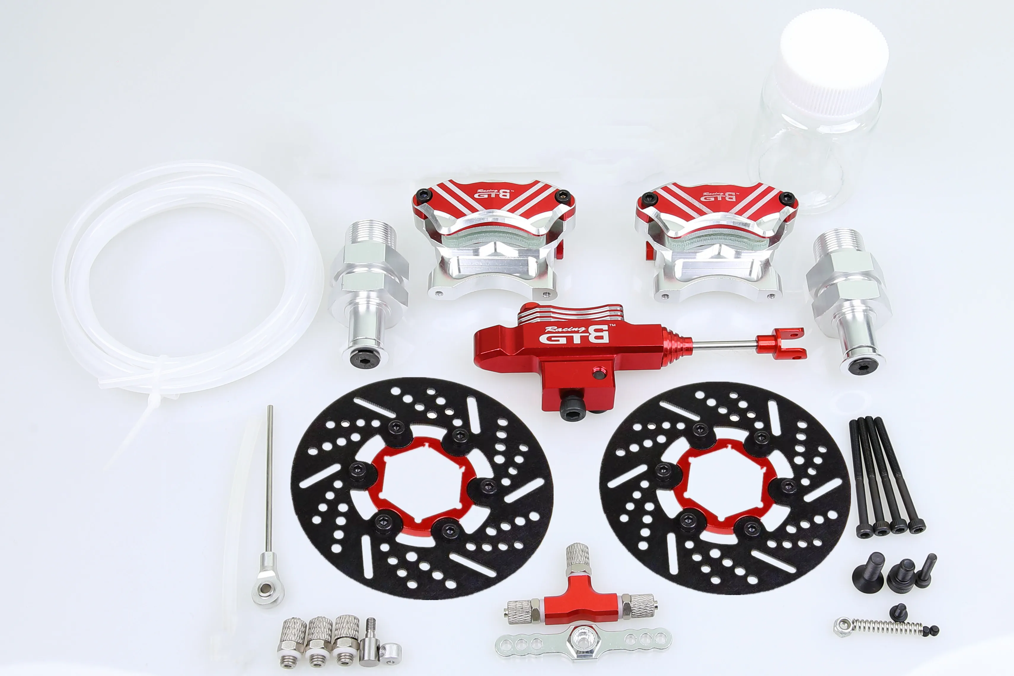 GTBracing Hpi KM Rovan Baja 5B New 2 Generation Metal Front Wheel Hydraulic Brake System