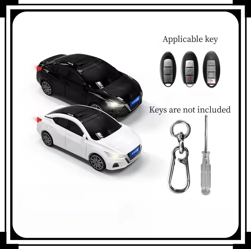 

For TEANA Altima Key Cover Car Model Key Protective Case Creative Personalized Gift Car Key Pack Buckle Accessories Key Cover