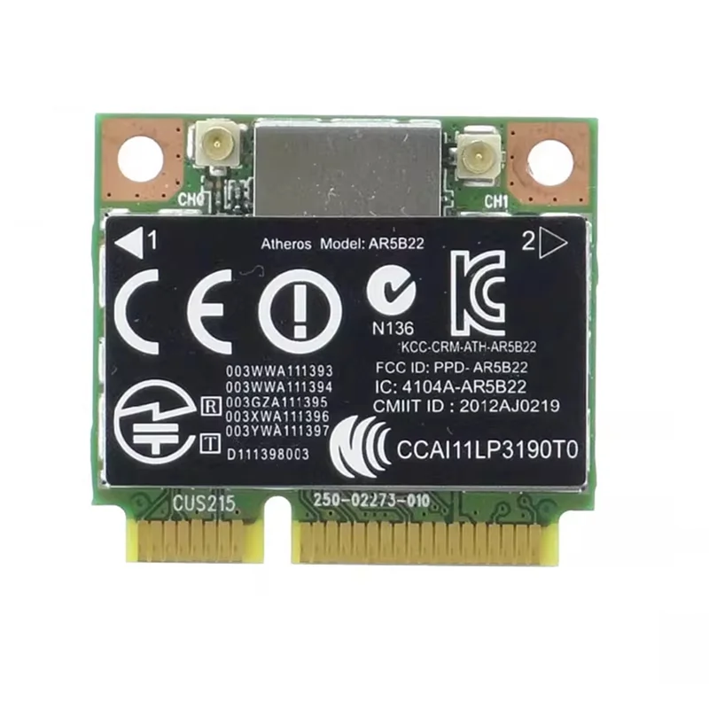 Dual Band 300Mbps Wifi AR5B22 Wireless 802.11A/B/G/N PCI-E WLAN 2.4G/5Ghz 4.0 Wi-Fi Wireless Network Card Bluetooth4.0