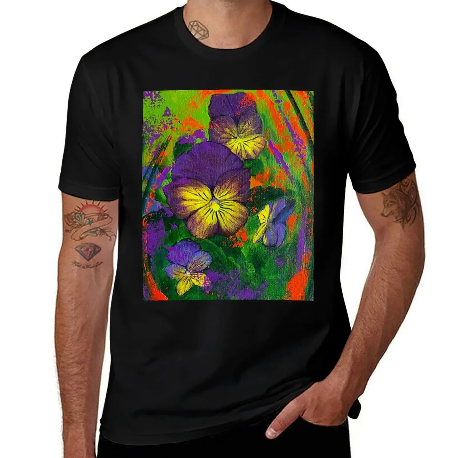 Pansy Symphony T-Shirt shirts graphic customs design your own plain black t shirts men