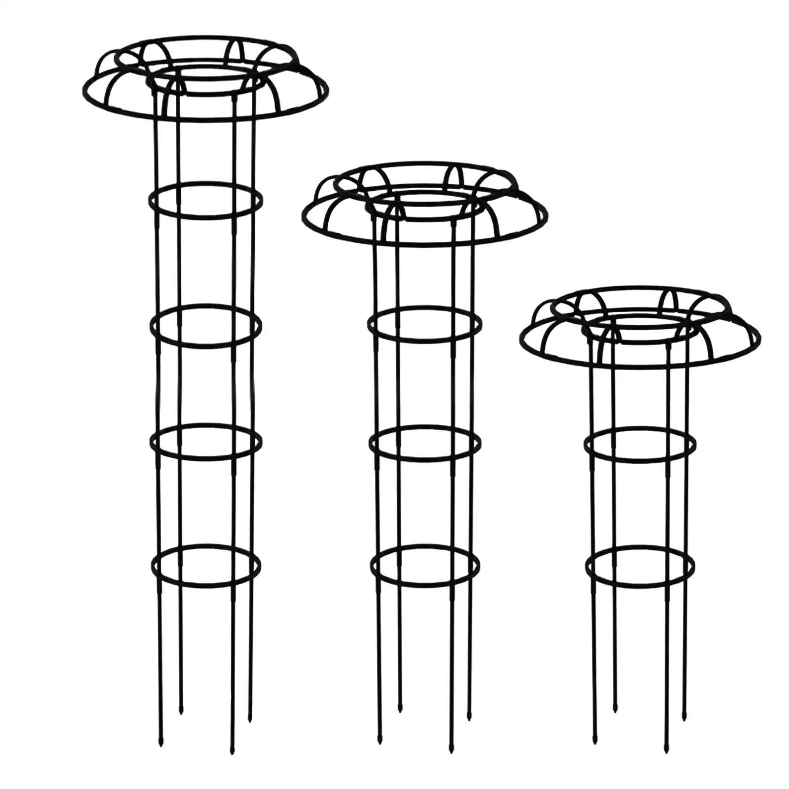 Garden Trellis Umbrella Tower Plant Trellis For Climbing Plants Trellis Support DIY Climbing Trellis Flower Pots Supports