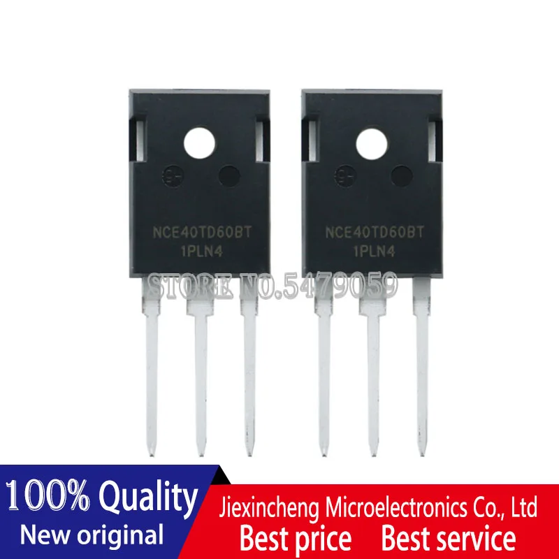 247 IGBT 100%, NCE40TD60BT, NCE40TD60B, NCE40TD60, 40A, 600V, 오리지널, 10 개
