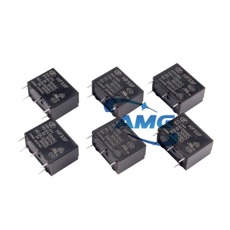 5PCS HF33F-005-HS3 HF33F-005-ZS3 HF33F-012-HS3 HF33F-012-ZS3 HF33F-024-HS3 HF33F-024-ZS3 4PIN 5PIN 5A 5V 12V 24V power relay