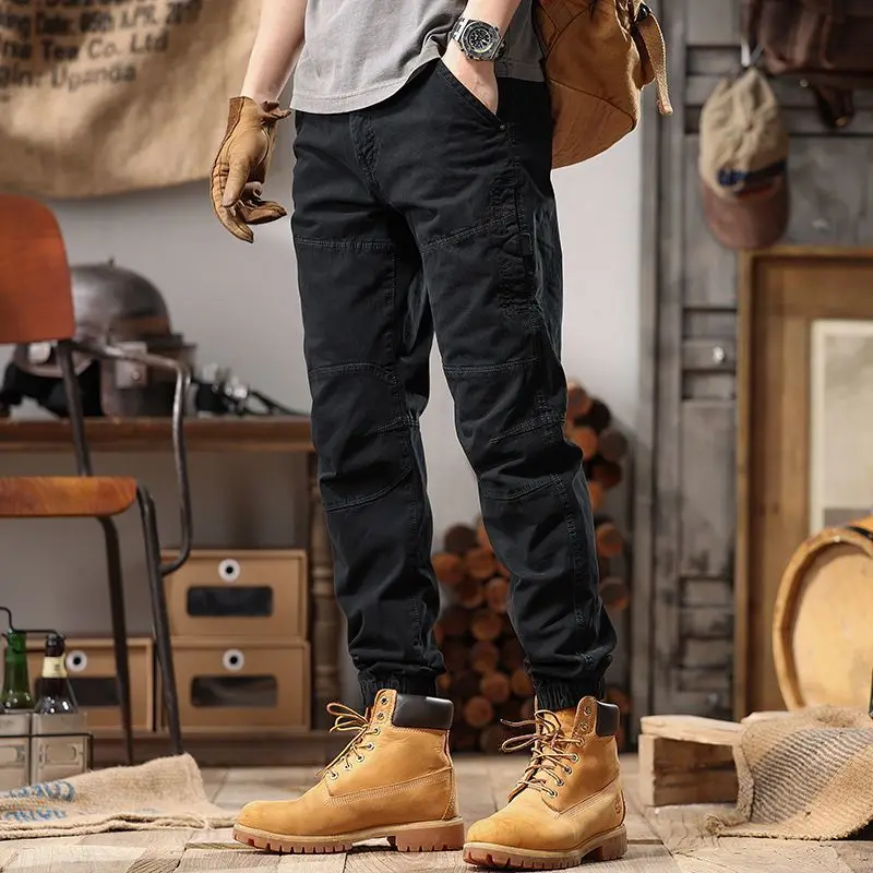 Fishing Cargo Pants for Men Slim Joggers Work Wear Trousers Man Cheap Loose Harajuku Street Nylon Fashion Designer Luxury New In