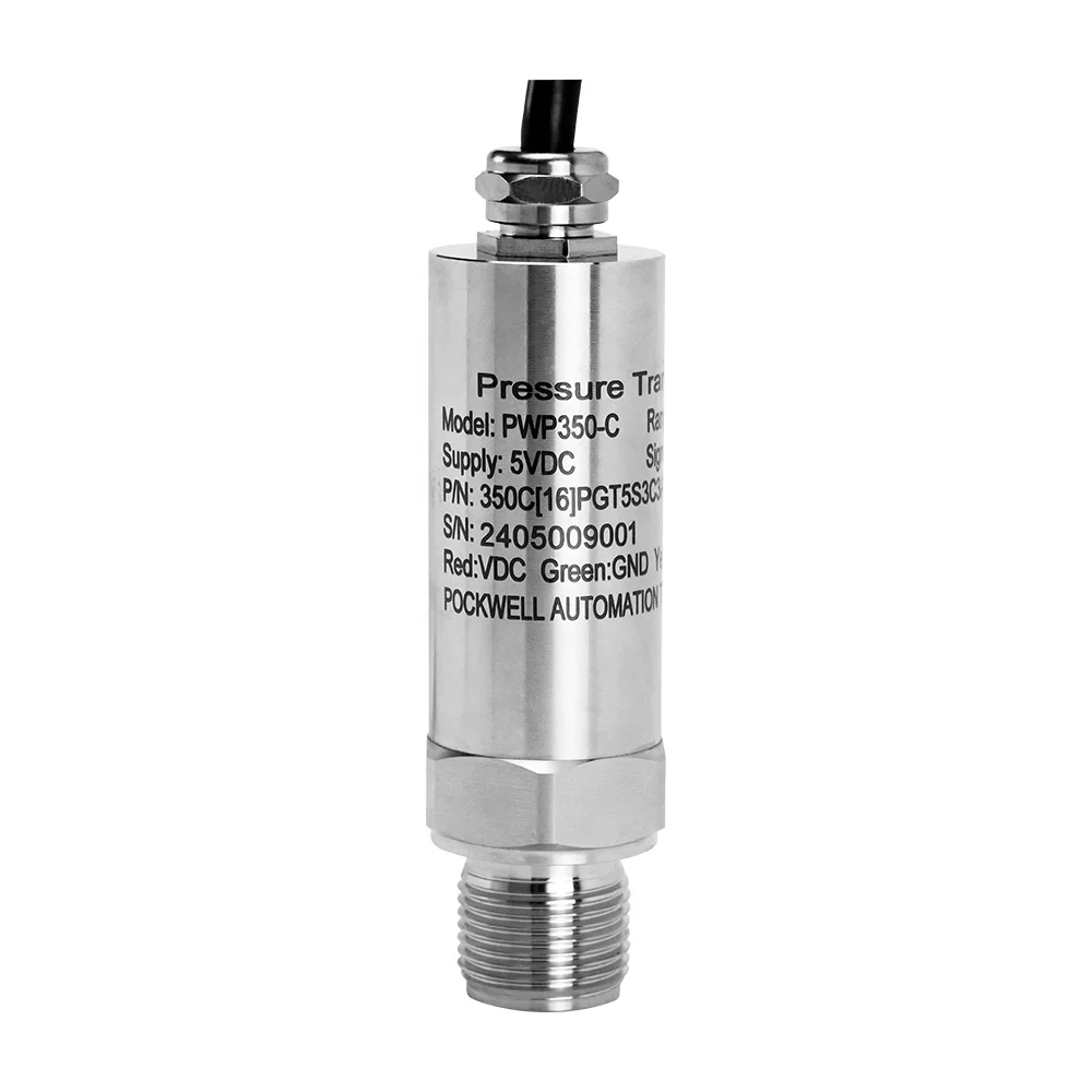 Pokcenser PWP350 Series Absolute Vacuum Sealed Pressure Transmitter Pressure Sensor 0-10V