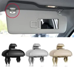 2PCS Car Interior Sun Visor Cap Hook Fixing Clips for AUDI A1 A3 A4 A5 Q3 Q5 S3 S4 S5 TT Allroad Car Visor Interior Accessories