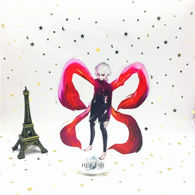 Anime Tokyo Ghoul 아크릴 스탠드 모델 Kaneki Ken JUZO SUZUYA 장식 장식품 팬은 선물을 수집합니다