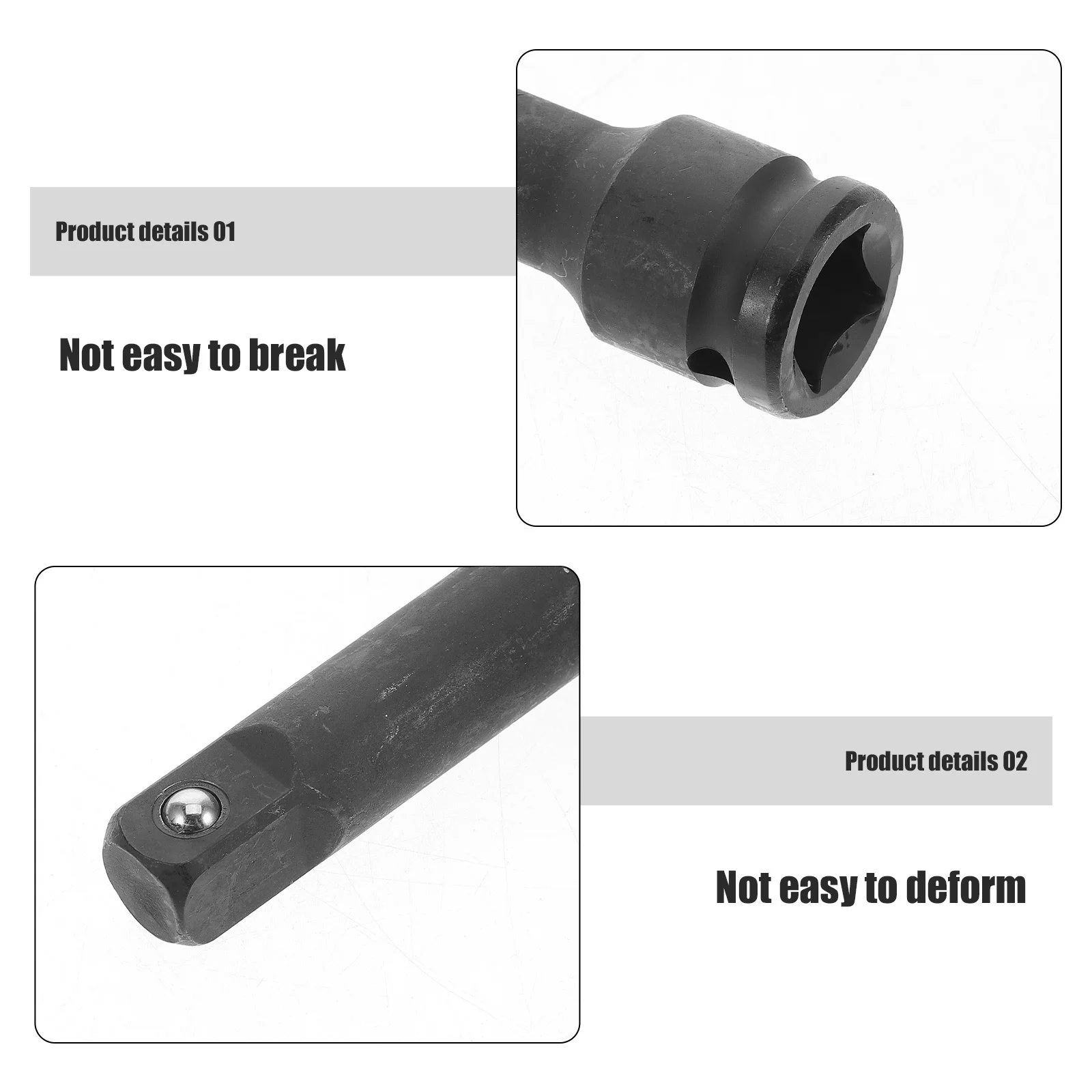 4 قطعة مجموعة تمديد المقبس الثقيلة سبائك الصلب جهد الوصول للإصلاحات الميكانيكية تنوعا استخدام تمديد بار مجموعة وجع #4