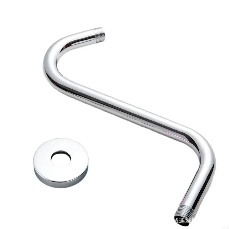 S High Rise Gooseneck Showerhead Extension Arm with Standard 1/2Inch Connection Simple Installs for Bathroom