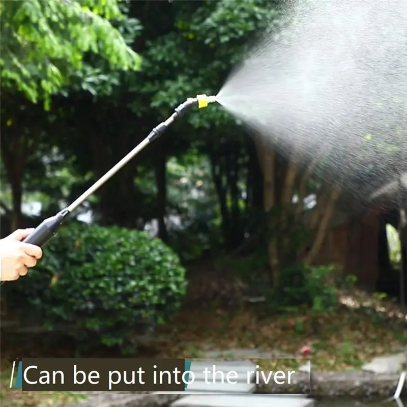 AA10RR Electric Garden Sprayer, Portable Battery Powered Watering Wand, Rechargeable Plant Mister with Telescopic Wand