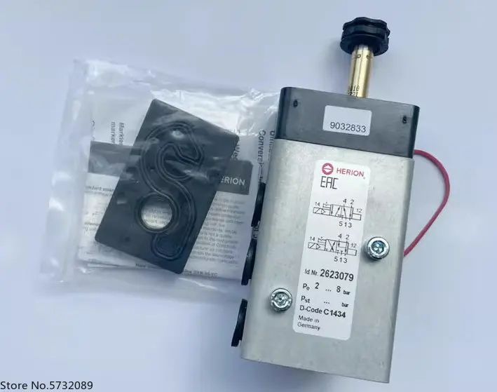 

2623077 Two position five way plate pneumatic directional valve original solenoid valve