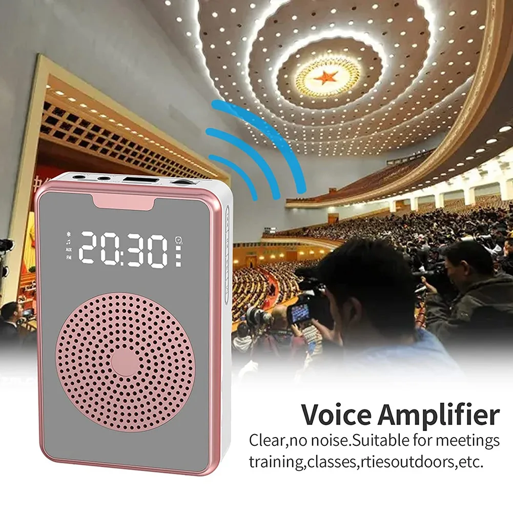 Amplificateur vocal portable pour enseignants, microphone, casque, haut-parleur aste pour la formation, guide touristique, salle d'irritation