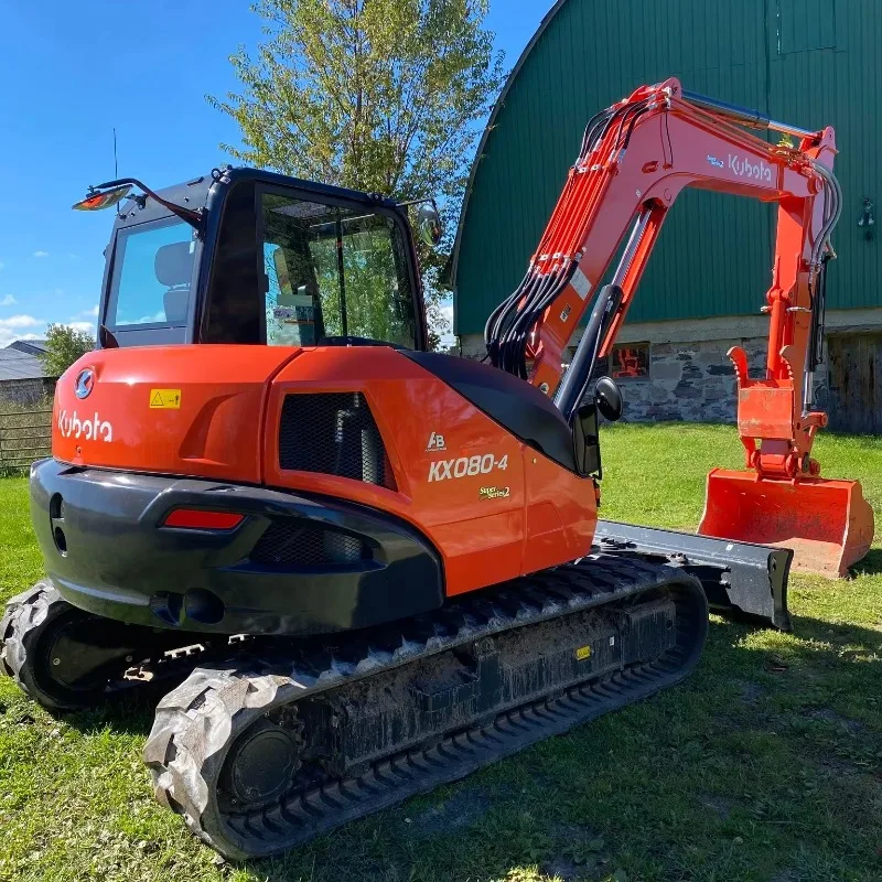 K080-4 Multipurpose 8 Ton Excavator Works Original Japan U56-5 5 Ton Mini Crawler Digger CE Engine Brandnew