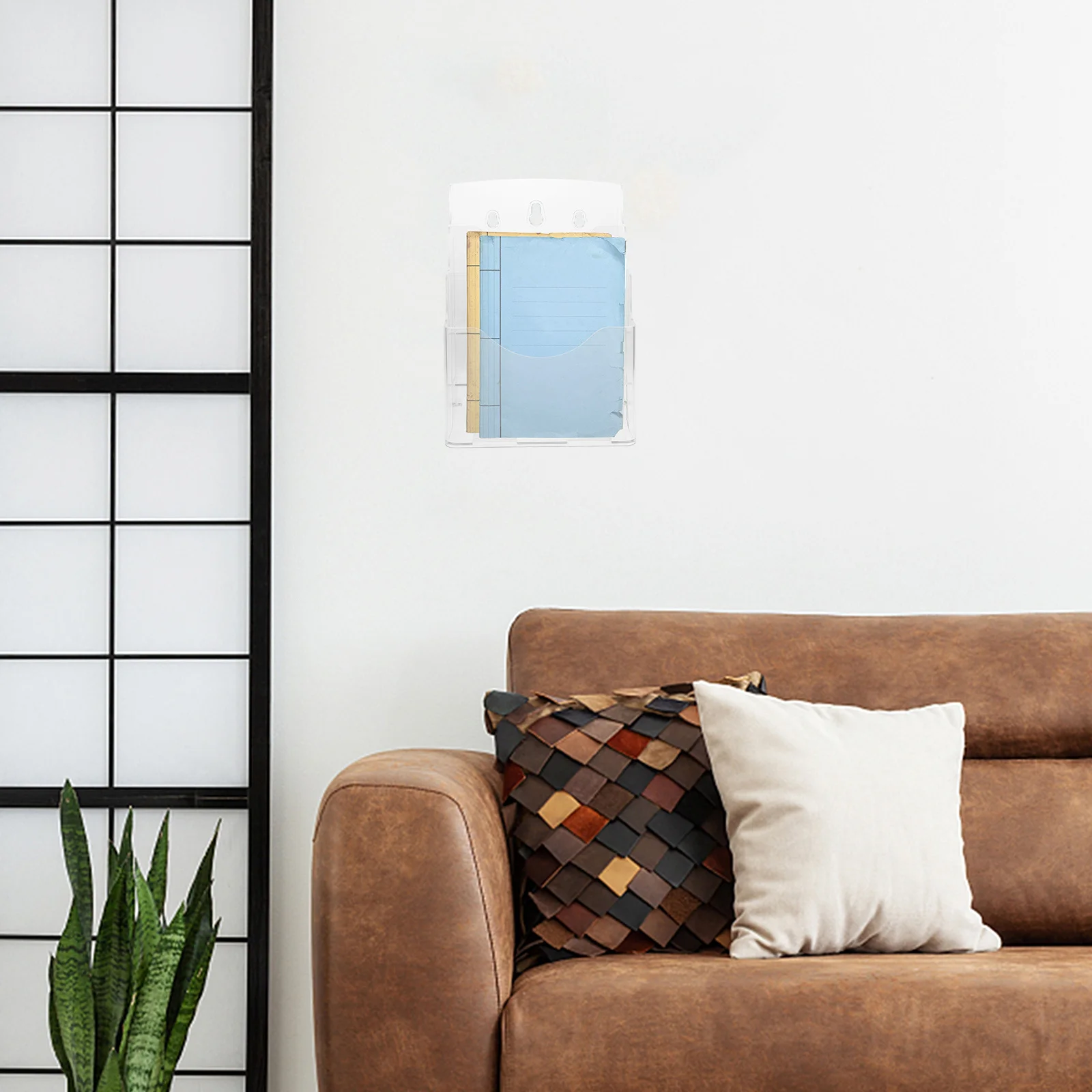 

Desktop File Rack A5 Brochure Holder Document Stand Classified Organizer File Storage Office School Literature Display