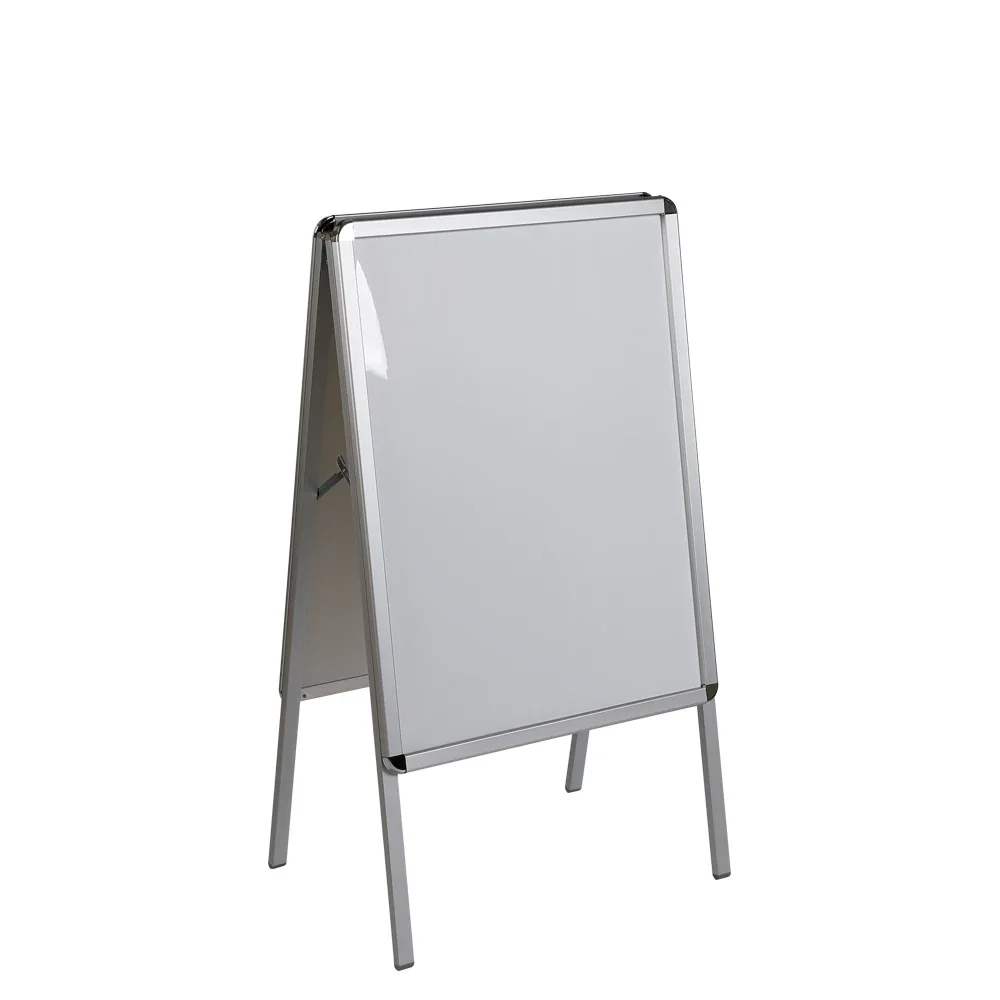 outdoor aluminum poster stand activity folding A-BOARD poster movable display stand