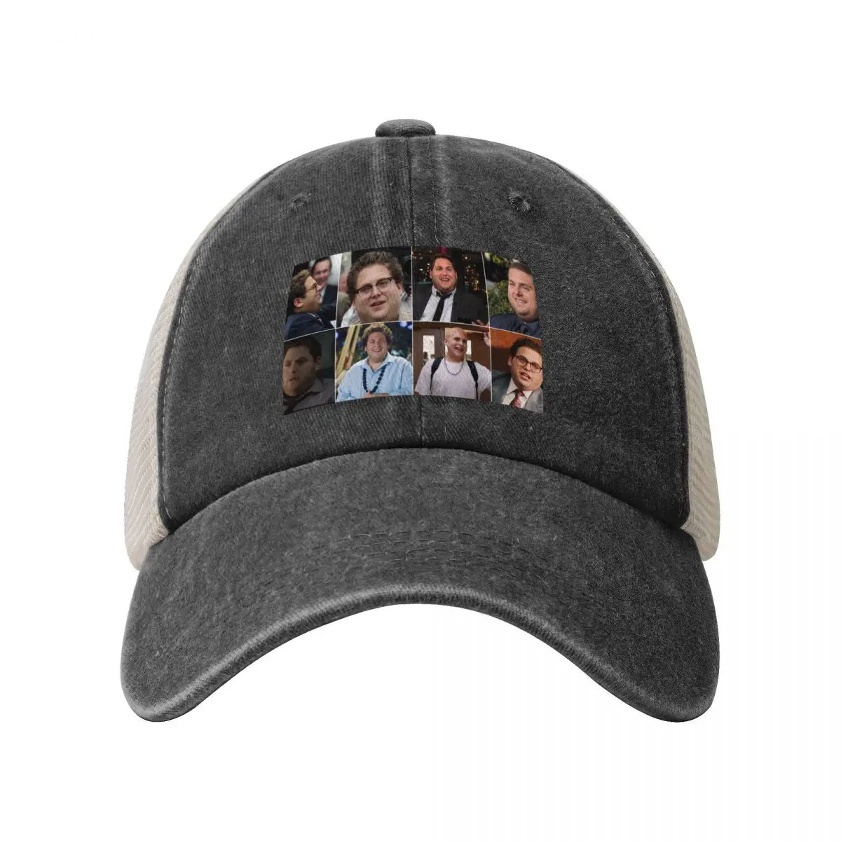 Jonah Hill Photo Collage Art Baseball Cap Sunhat Custom Cap Dropshipping Women's Golf Wear Men's