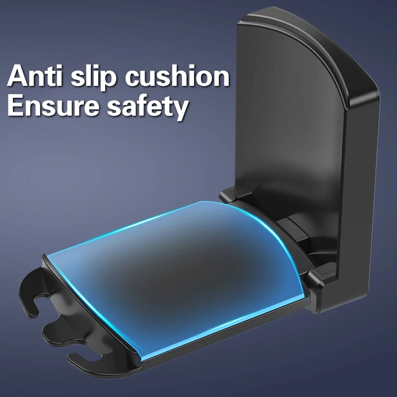 Gancio per supporto pieghevole per cuffie Espositore per auricolari Gancio per staffa per cuffie pieghevole di alta qualità sotto la scrivania Montaggio a parete