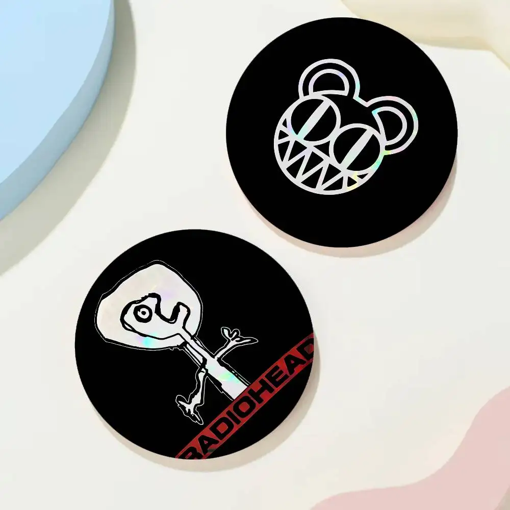 R-Radiohead Rock Band For Badge Custom Laser Hologram Enamel Pin Badge Metal Lapel Brooch For Clothes Bag Accessory Gift
