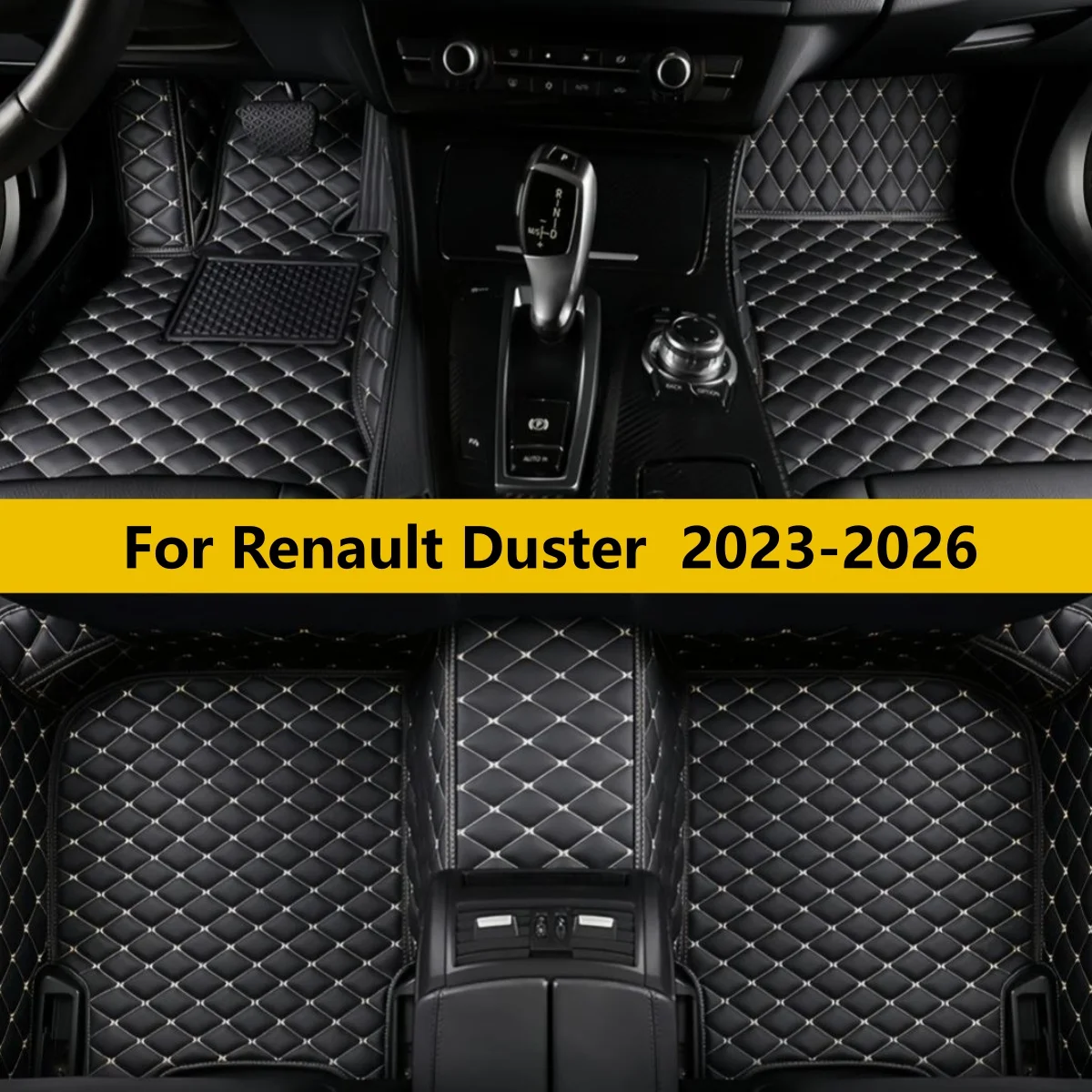 

Car Floor Mats Fit For Renault Duster 2023 2024 2025 2026 Leather Mat Durable Pad Auto Rugs Carpets Interior Parts Car Accesso