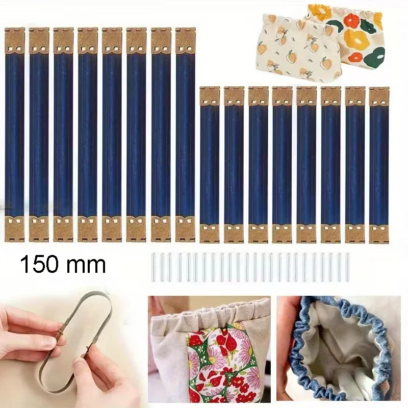 15cm Shrapnel Clip Metal Frame Purse Internal Flex Accessories Bag with Spring Clasp Multi-Color Options for Fashion Accessory
