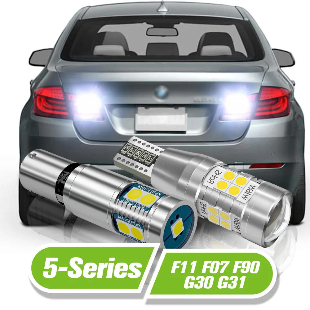 

For BMW 5 Series F11 F07 G30 F90 G31 LED Reverse Light 2pcs Backup Lamp 2009-2020 2014 2015 2016 2017 2018 Accessories