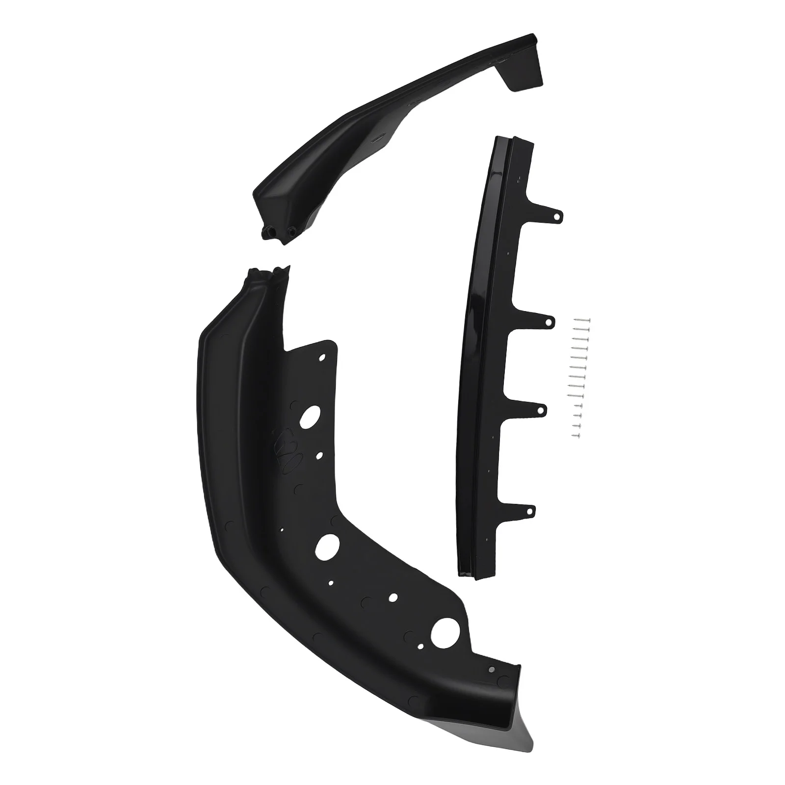 

Front Bumper Lip Splitter CS Style Gloss Black For 2015-20 BMW F80 M3 F82 F83 M4