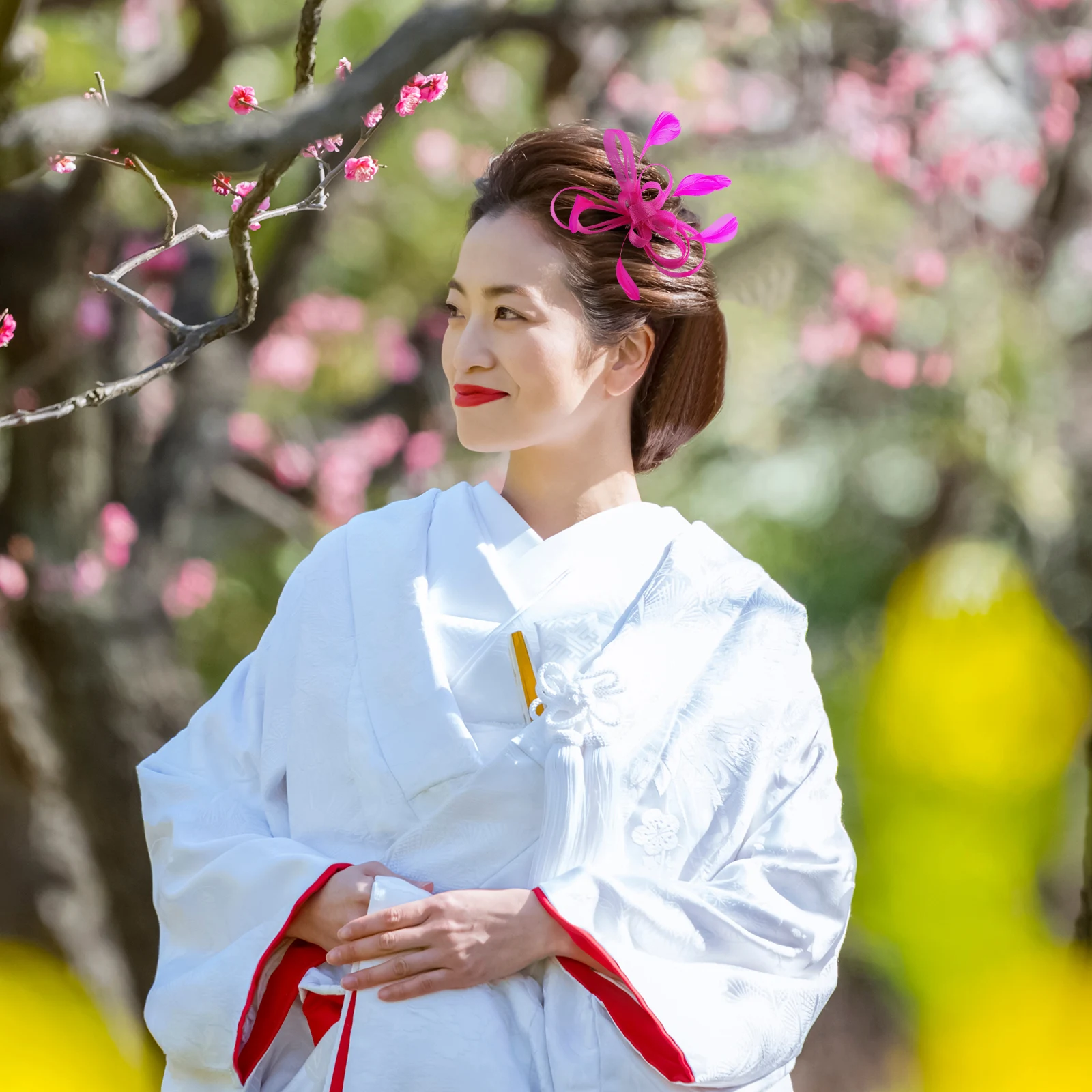 

Wedding Bridal Hair Clip Mesh Fascinator Elegant Accessory For Party Banquet Formal Occasions Hairband