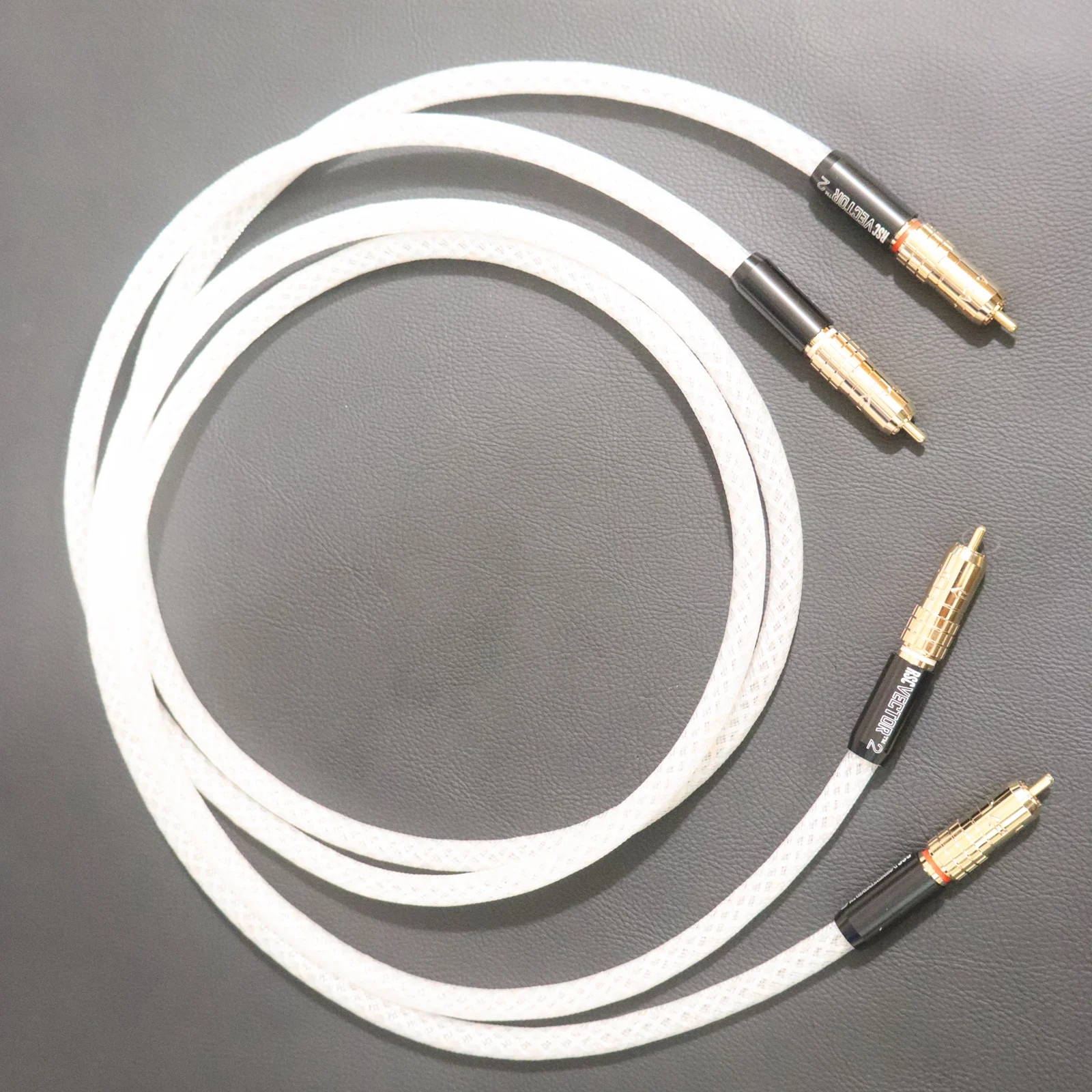 1 pair US Laboratory OCC conductor HIFI RCA audio cable RSC Victory No. 2 Audiophile amplifier CD cable