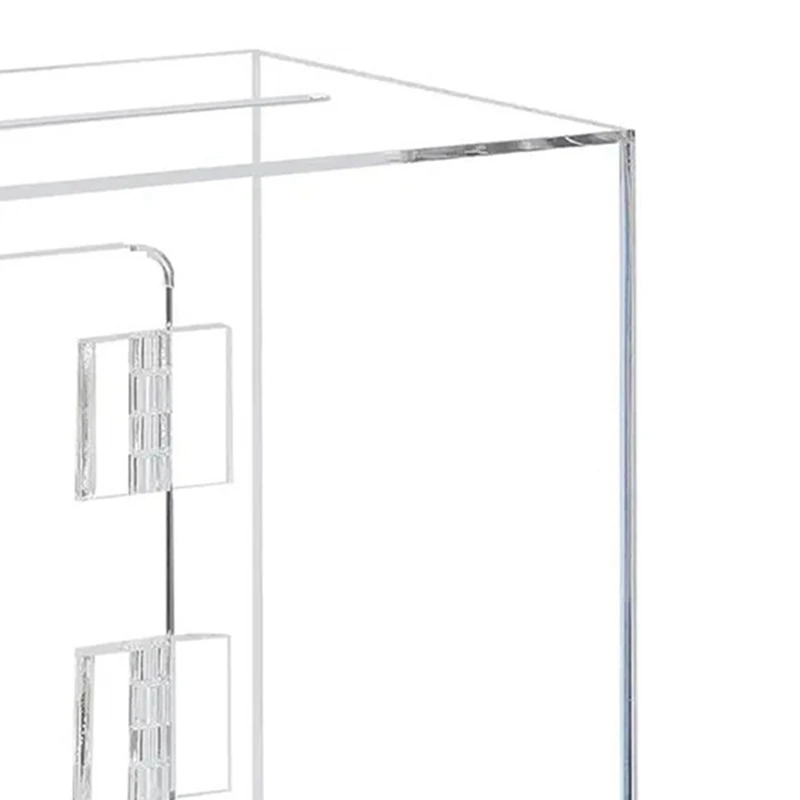 Acrylic Donation Ballot Box- Tip Jar For Money With Lock Key Suggestion Box Comment Box