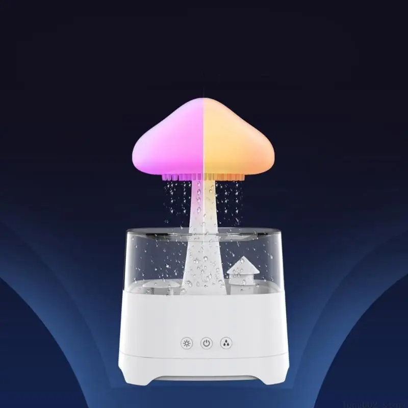 D0AB Mushroom Shaped Air Humidifier Cooling Mist Humidifier Suitable for Home
