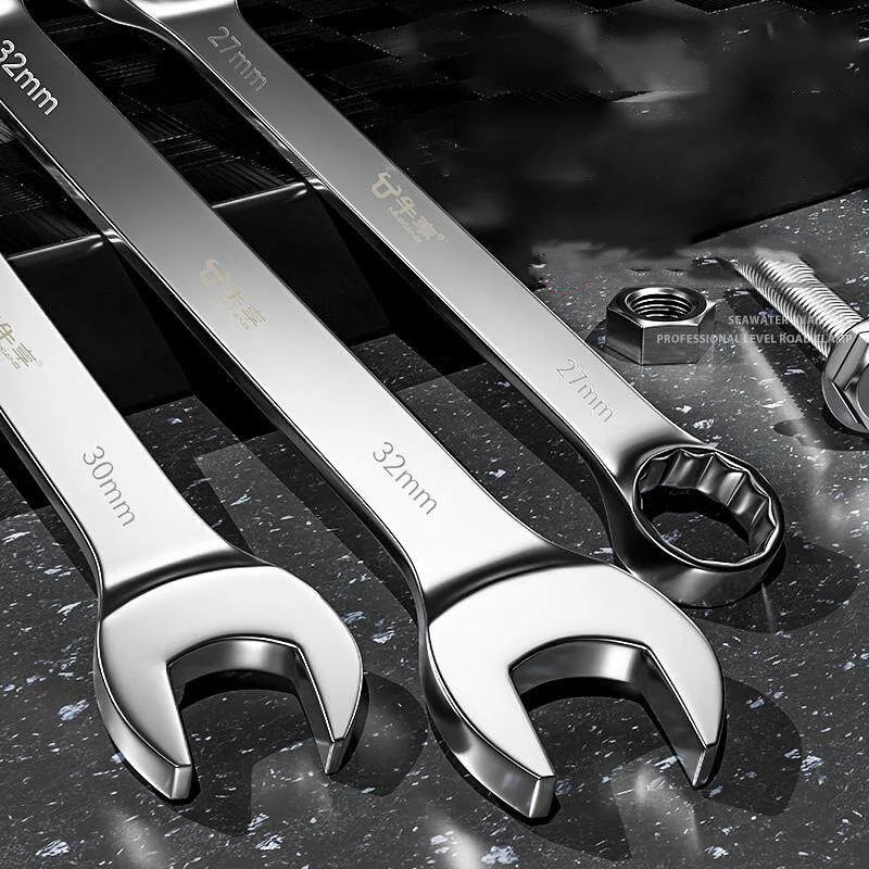 15-21mm Multifunctional Ratchet Wrench Set Metric Combination Spanner 72 Teeth Torque Socket Auto Motorcycle Repair Hand Tools
