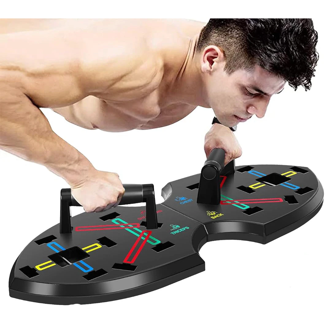 planche-de-poussee-pliable-en-abs-avec-bandes-de-soutien-equipement-de-fitness-multifonctionnel-pour-gymnastique-a-domicile-pour-s'asseoir-et-pompes-unisexe