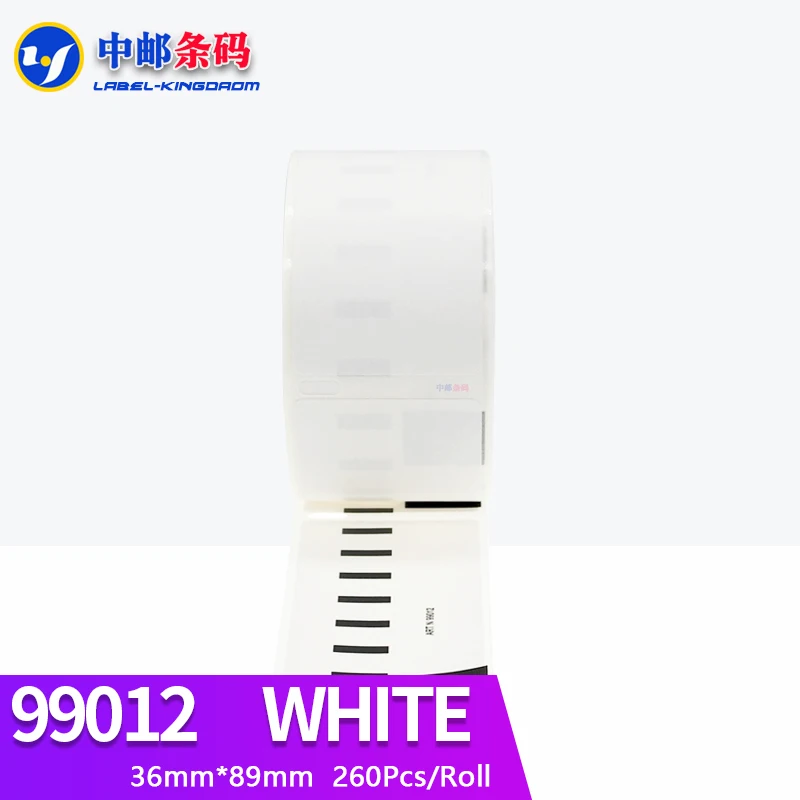 Imagem -06 - Etiqueta Compatível Dymo para Labelwriter400 Lw450 Lw450turbo Impressora 4xl Seiko Slp440 99012 36 mm 89 mm 260 Pcs 100 Rolos Slp440