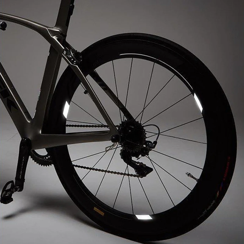 ENLEE Reflective Stickers For Bicycle Wheelsets Universal Warning Reflective Post-It Electric Motorcycles Nighttime Visibility