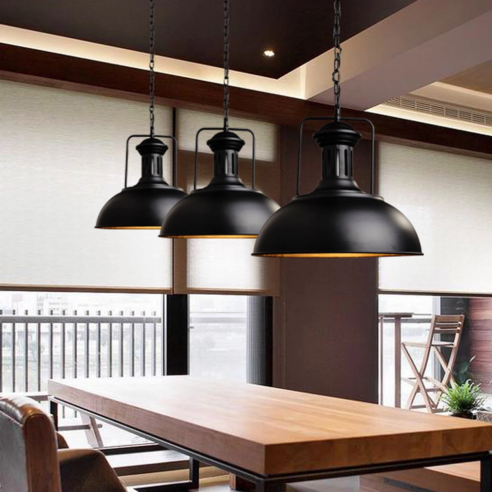 Vintage Loft Pendant Lights Industrial Retro Hanging Lamps Luminaire Suspension Kitchen Living Room Bedroom Home Decoration