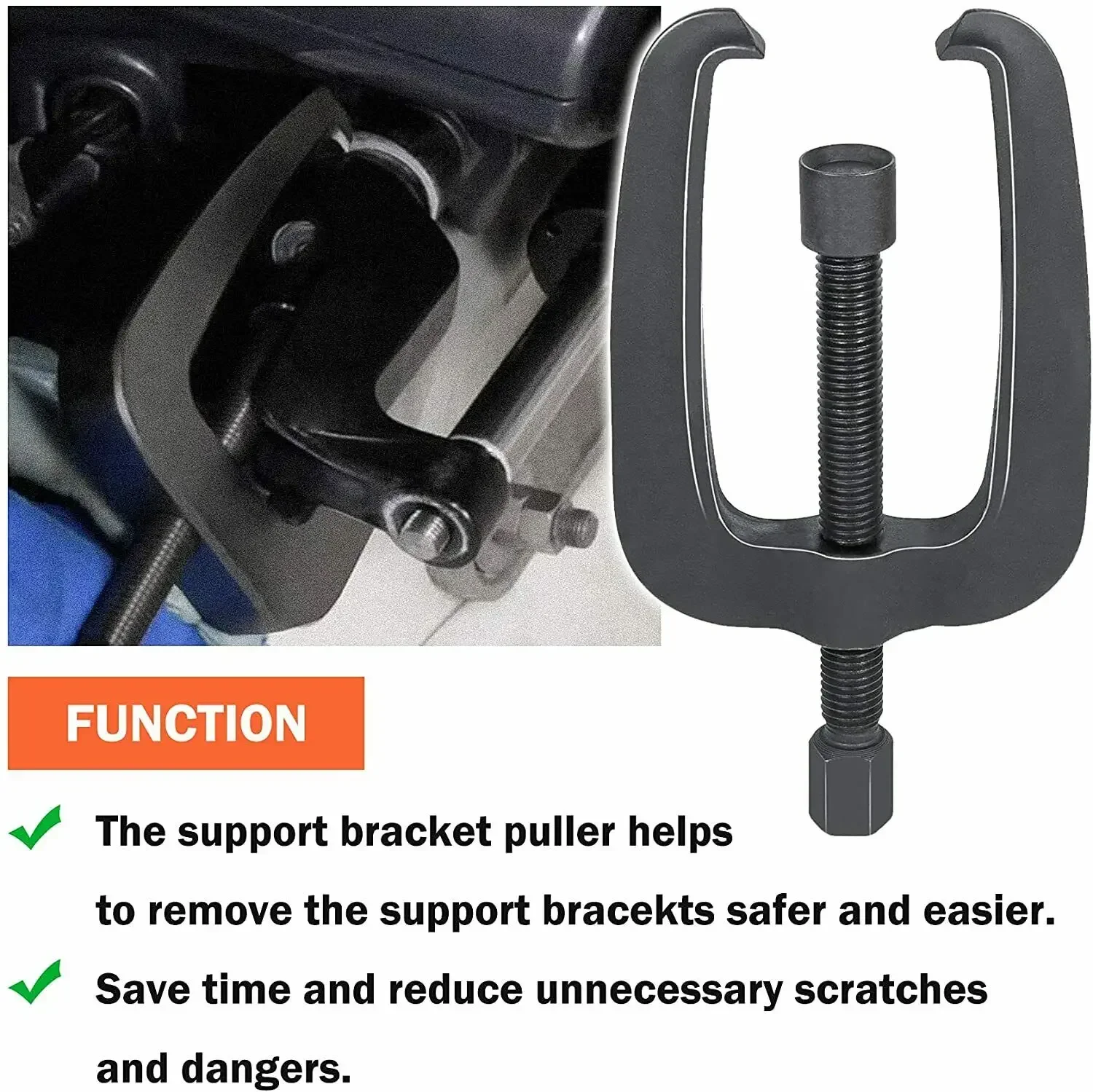 Picture 6: Chuang Qian Boat Hydraulic Steering Support Bracket Puller Removal Tool for Seastar Uflex Yacht Tools Used to remove SeaStar