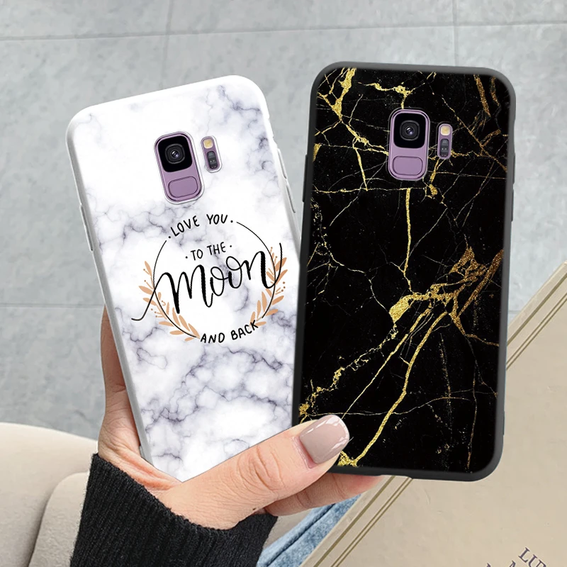 Color Luxury Marble Case For Samsung Galaxy S9 S 9 Plus Fundas Soft Silicone Protection Back Cover For Samsung S9 Shockproof Bag