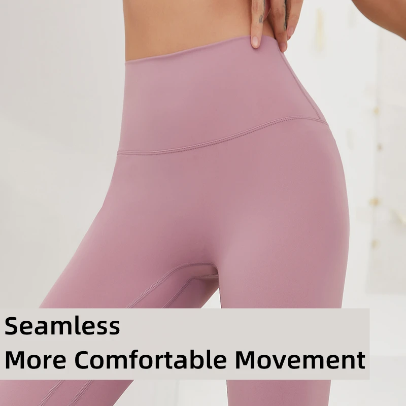Seamless Women Yoga Legging Workout Elasticity Sport Pants Fitness High Waist Nylon Spandex Tights Hip Lift Running Leggings