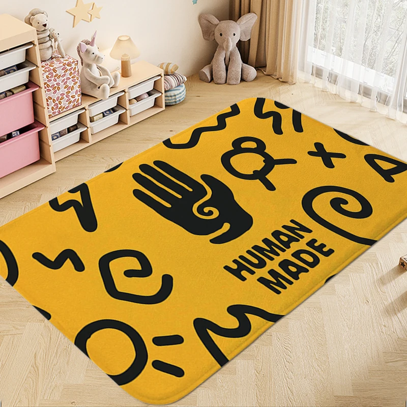 

Custom Rug A-Human Mades Aesthetic Bathroom Mat Useful Things for Home Decorations Living Room Carpet for Entrance Door Rugs