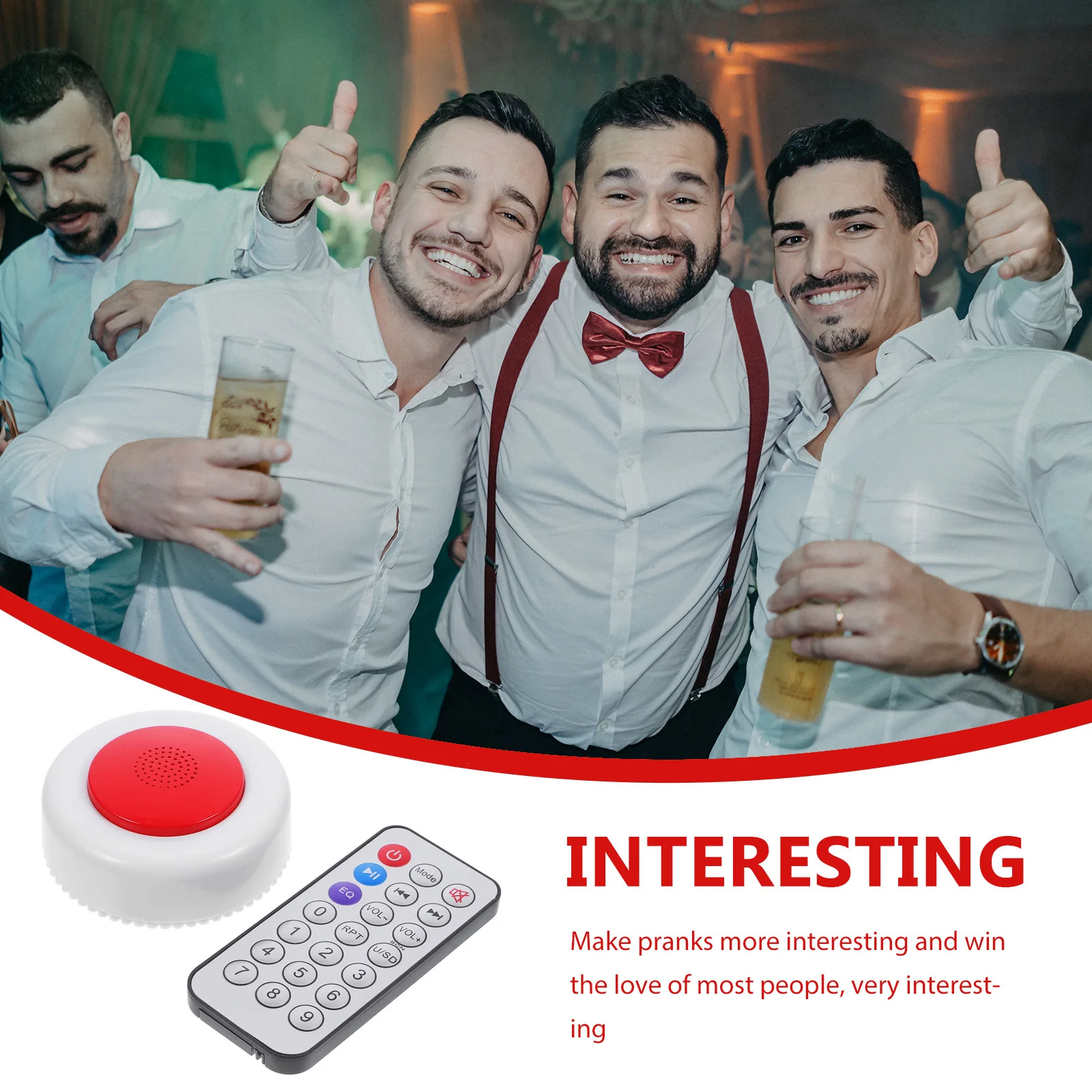 1Set Accattivante Dispositivo per Scherzi Interattivo per Feste Eventi in Costume Risa Inducendo Gag Fart Machine