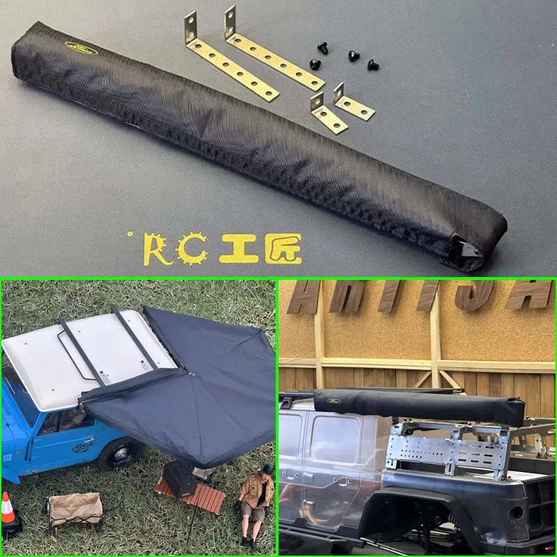 

1set Roof Rack Tent for 1/10 RC Crawler Car Traxxas TRX4 Defender AXIAL SCX10 RC4WD RTG KM Accessories