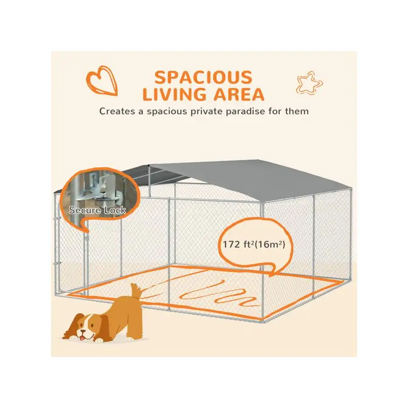 بيت الكلب - بيت الحيوانات الأليفة الداخلي والخارجي، تصميم بلاستيكي متين، سهل التنظيف، مقاوم للطقس، مقاس كبير لجميع السلالات