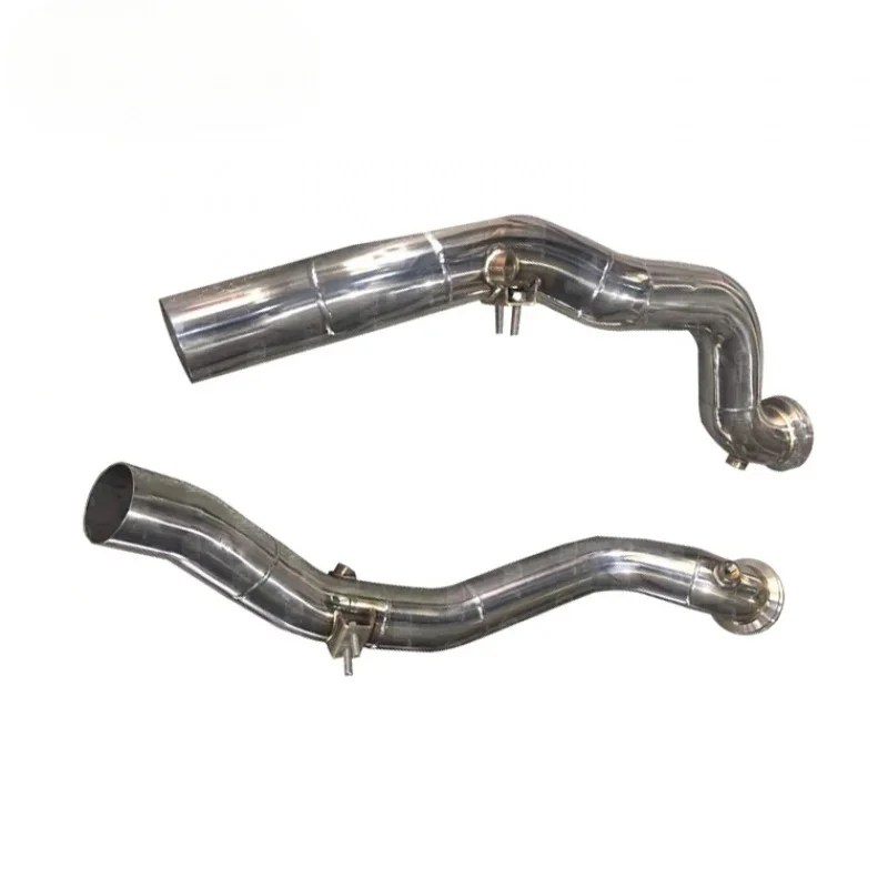 High Performance Polished Decat Downpipe for Maserati Ghibli S Q4 sq4 Stainless Steel Car Accessories exhaust system