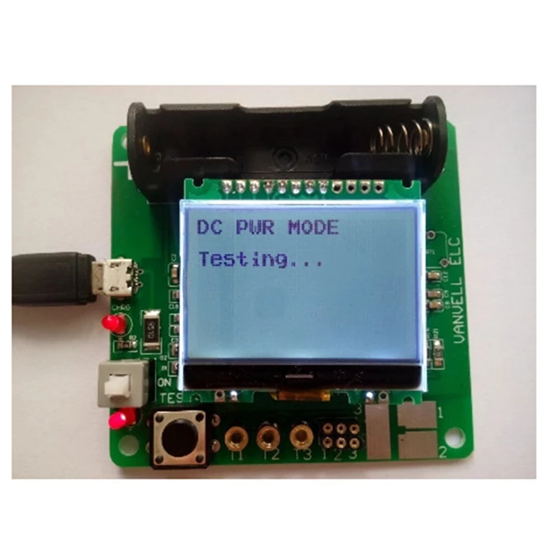 MG328 Transistor Tester for Meter Inductor-Capacitor Meter DIY MG328 Multifunction with Test Line-A22U