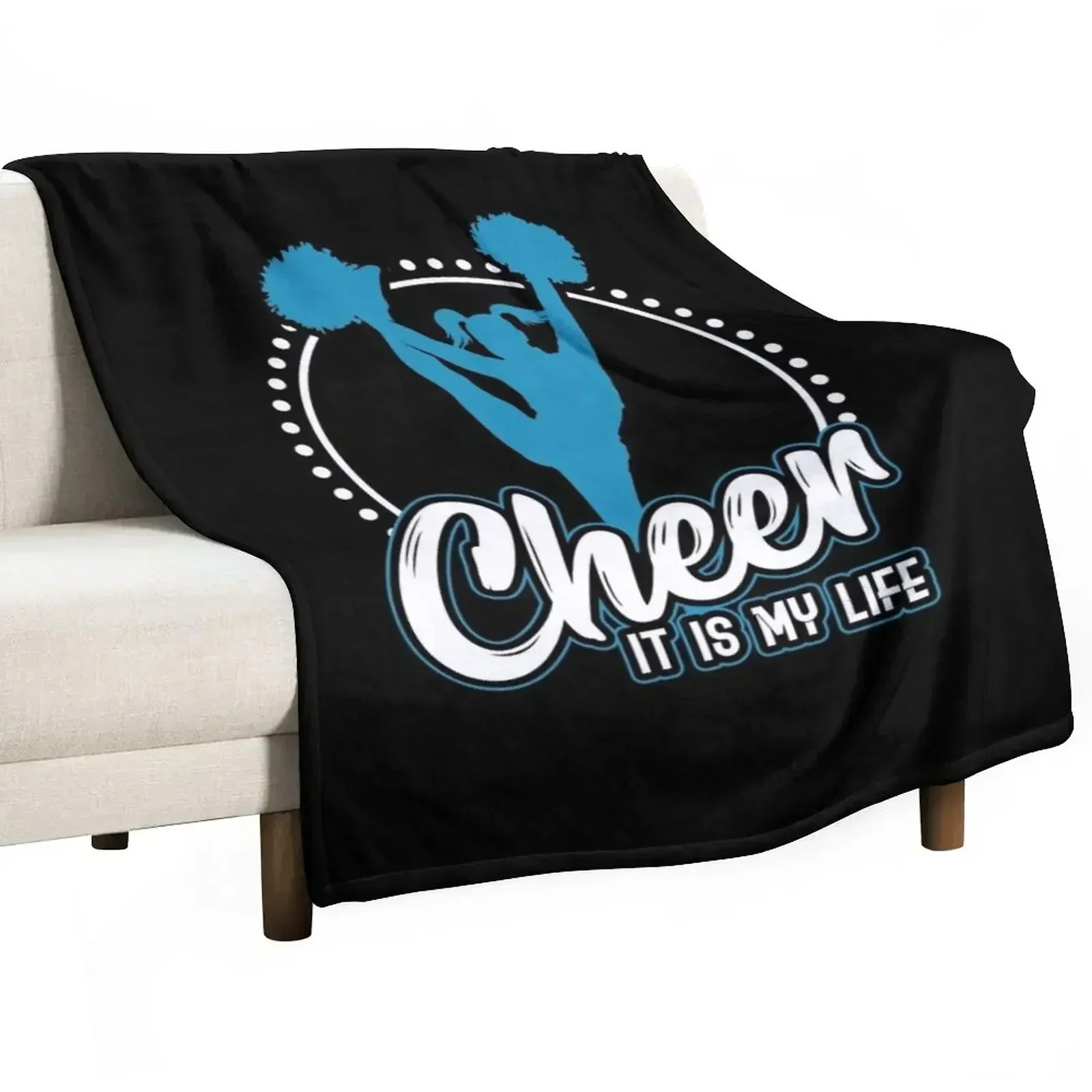 Cheerleader Cheerleading Gift Sport Hobby Throw Blanket Sofa Throw Polar Luxury St Travel Warm Blankets