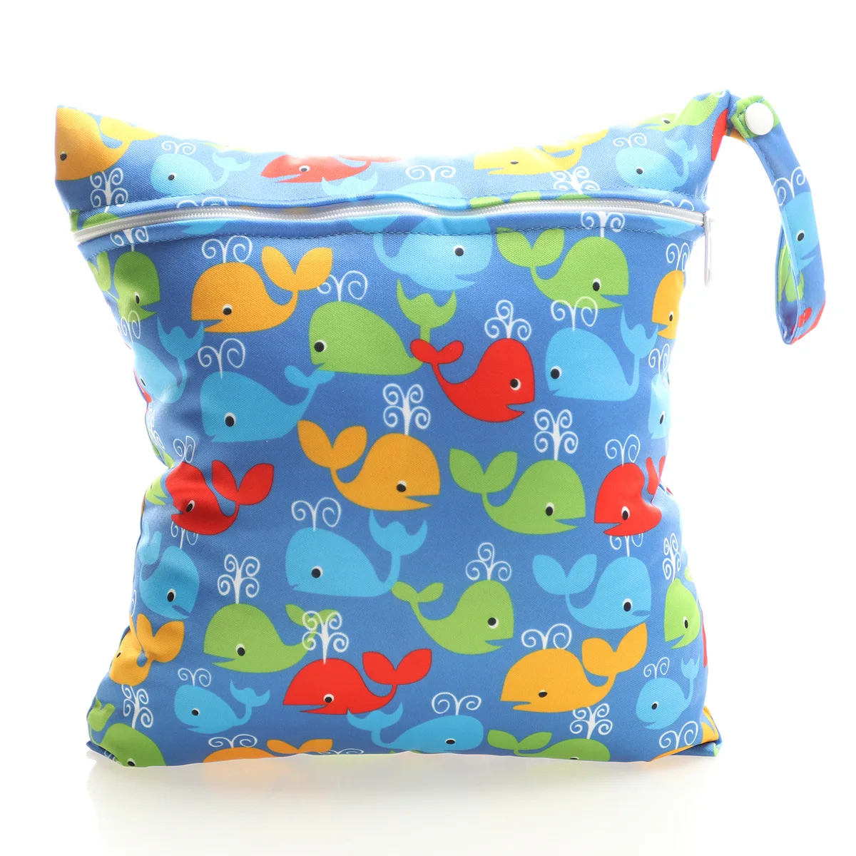 

28X30cm New Waterproof Baby Cloth Diaper Nappy Pouch Reusable Zip Infant Wet Dry Bag Printed with Single Zipper